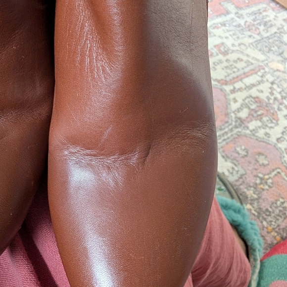 Bobbies Brown Leather Heeled Boots Quiet Luxury Canadian Made 6.5 - Picture 9 of 12